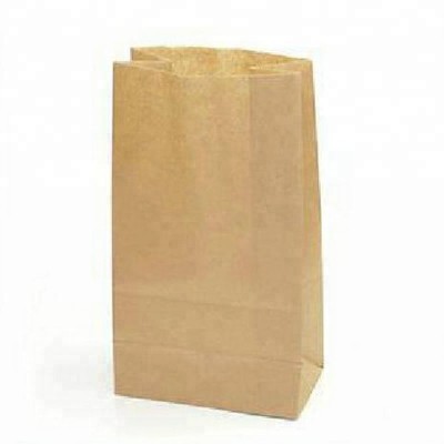 High quality reusable biodegradable rice stand up brown Kraft paper bag pouch for food