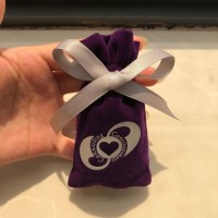 Small Velvet Jewelry Pouch