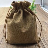 Wholesale Drawstring Jute Pouch For Gift