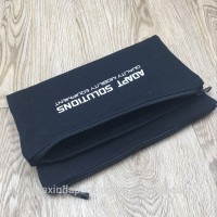 Customized Black Canvas Zipper Bag