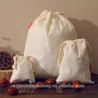 Organic Cotton Pouch, Drawstring Cotton Pouch