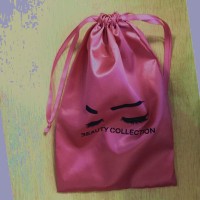 Promotional Gift Drawstring Satin Cosmetic Bag for Perfume / Make Up Gift Bags